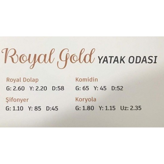 Royal Gümüş Yatak Odası Takımı 